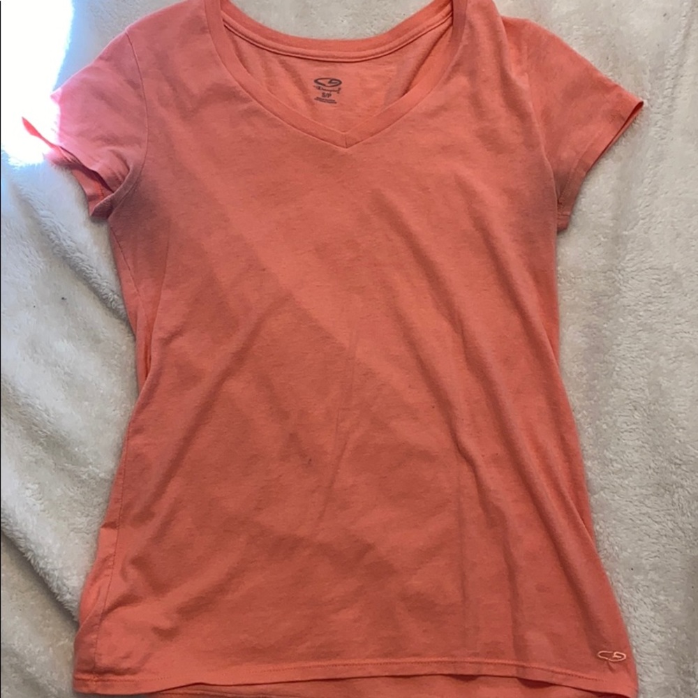 Salmon colored Champion T-shirt